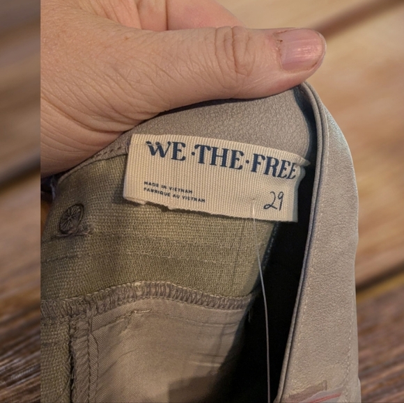 NWT Free People We The Free Mod Moment Mini Skirt in Stone Combo Size 29 - Picture 11 of 13